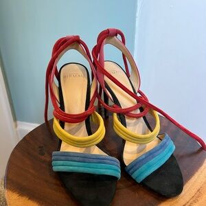 Alexandre Birman Multicolor Strappy Women's Heels